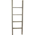 thumbnail image 1 of Ekena Millwork 19"W x 60"H x 3 1/2"D Vintage Farmhouse 4 Rung Ladder, Barnwood Decor Collection, Reclaimed Grey, 1 of 13