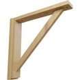 thumbnail image 1 of Ekena Millwork 2 1/2"W x 14 3/4"D x 14 1/4"H Traditional Shelf Bracket, Cherry, 1 of 4