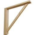 thumbnail image 1 of Ekena Millwork 2 1/2"W x 17 3/4"D x 17 1/4"H Traditional Shelf Bracket, Cherry, 1 of 4