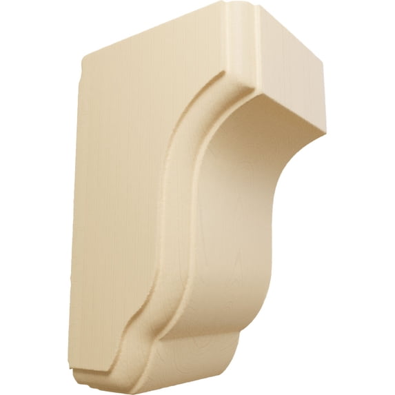 Ekena Millwork 2 1/2"W x 2 3/4"D x 4 1/2"H Capistrano Mission Corbel, Maple