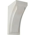 thumbnail image 1 of Ekena Millwork 2 1/2"W x 3 3/4"D x 6"H Mini Felix Wood Vintage Decor Corbel, Chalk Dust White, 1 of 6