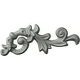 thumbnail image 1 of Ekena Millwork 2 1/2"W x 6 1/4"H x 5/8"P Hillsborough Onlay with Scroll, Left, 1 of 6