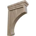 thumbnail image 1 of Ekena Millwork 2 1/2"W x 7"D x 10"H Large Gomez Wood Bracket, Walnut (4-Pack), 1 of 4