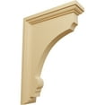 thumbnail image 1 of Ekena Millwork 2 1/2"W x 7"D x 10"H Large Thompson Wood Bracket, Alder (2-Pack), 1 of 4