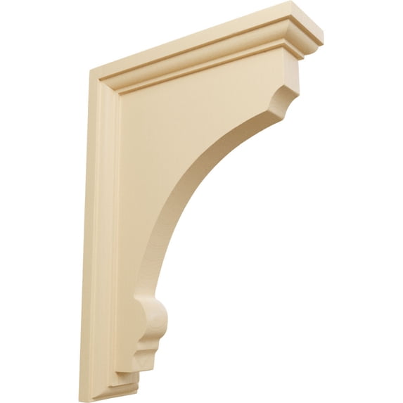 Ekena Millwork 2 1/2"W x 7"D x 10"H Large Thompson Wood Bracket, Maple (4-Pack)