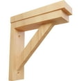 thumbnail image 1 of Ekena Millwork 2 1/2"W x 8 3/4"D x 8 1/4"H Traditional Shelf Bracket, Red Oak (2-Pack), 1 of 4