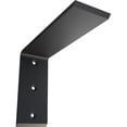 thumbnail image 1 of Ekena Millwork 2 1/2"W x 8"D x 6"H Countertop Support Steel Heavy Duty Bracket, Powder Coated Black, 1 of 10