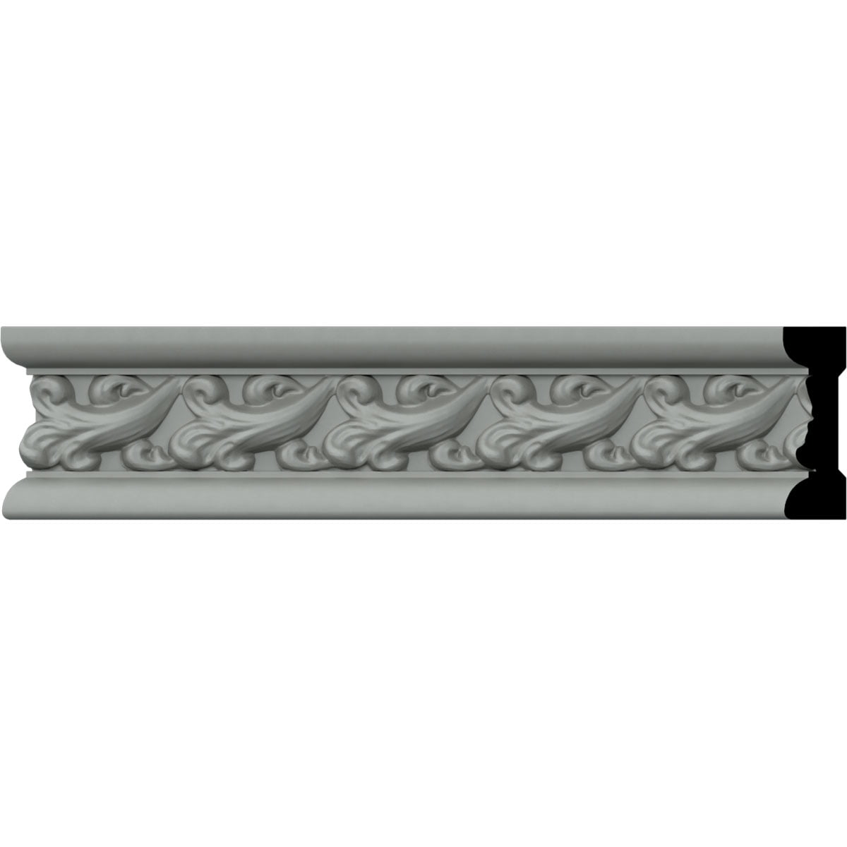 Kinsley White Polyurethane Decorative Chair Rail Moulding