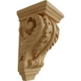 thumbnail image 1 of Ekena Millwork 2 1/4"W x 2 1/4"D x 4 1/4"H Extra Small Acanthus Wood Corbel, Maple, 1 of 4