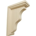 thumbnail image 1 of Ekena Millwork 2 1/4"W x 5"D x 7"H Hamilton Traditional Bracket, Rubberwood, 1 of 4
