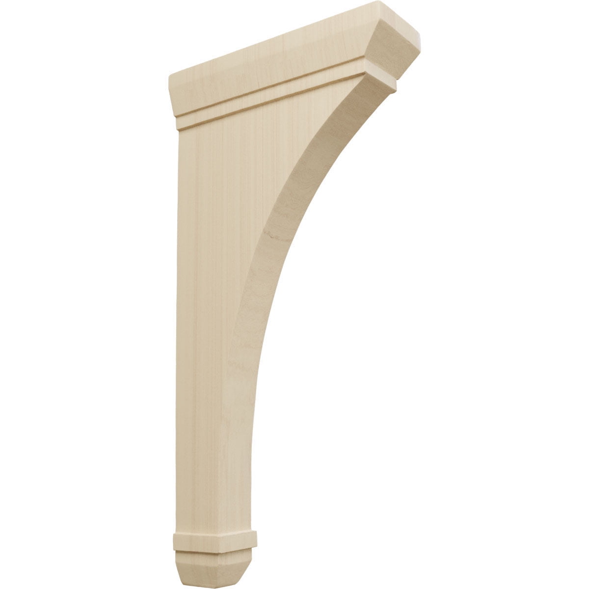 14" Unfinished Rubberwood Corbel Bracket