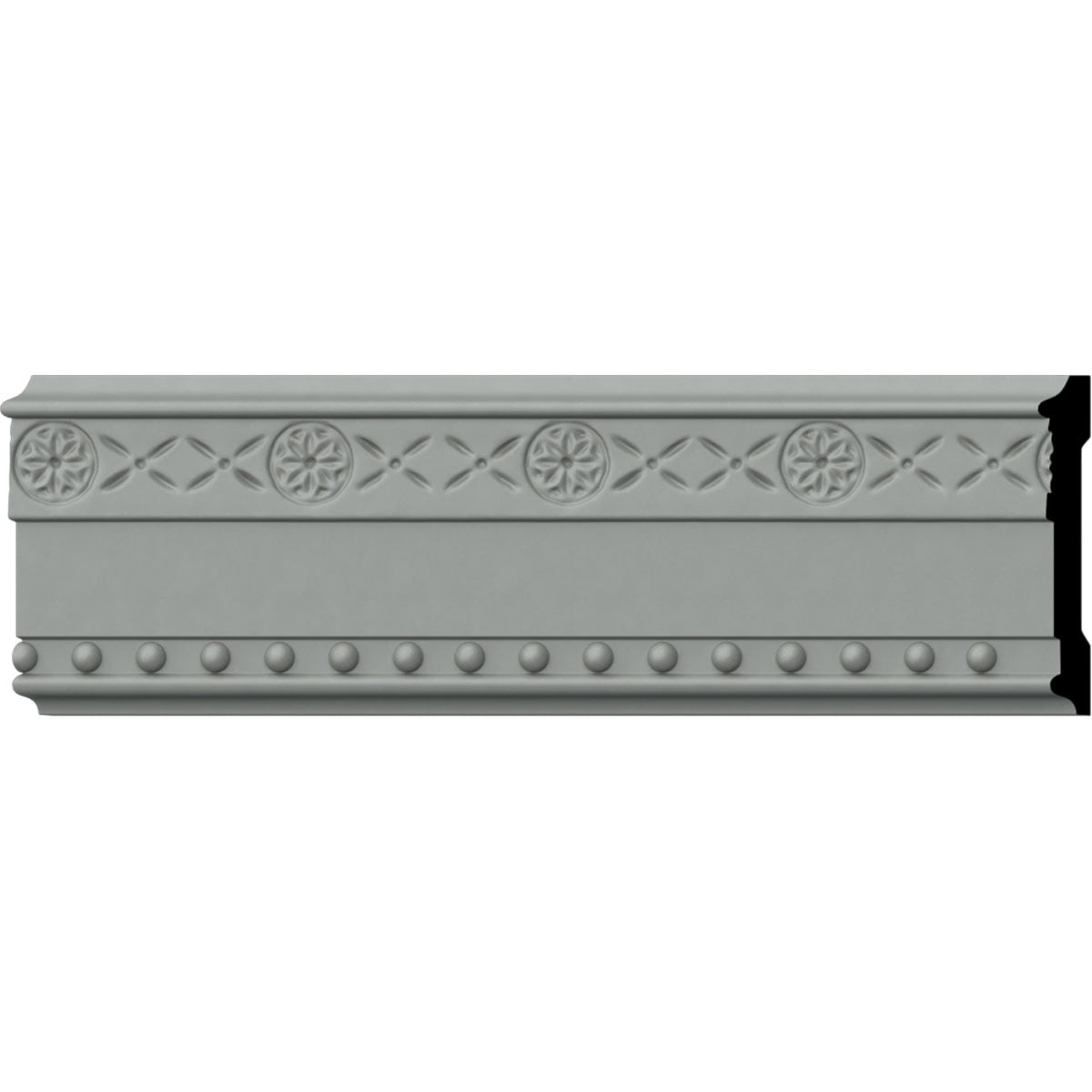 White Primed Polyurethane Crown Moulding Set of 12