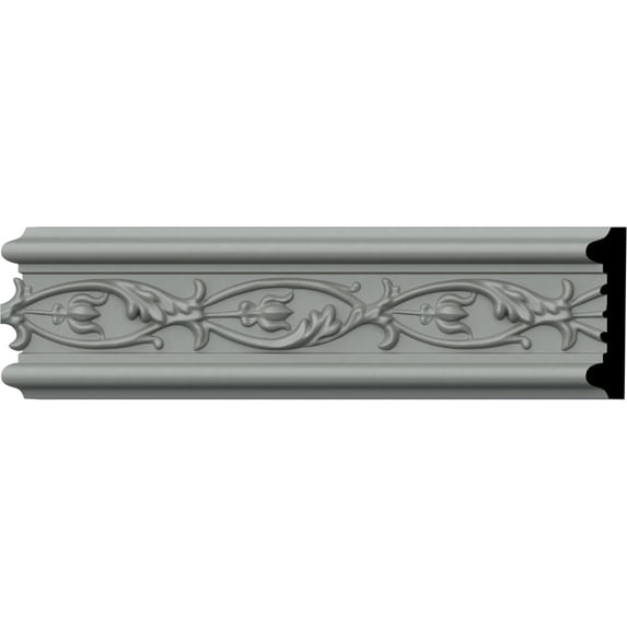 Ekena Millwork 2 3/4"H x 5/8"P x 94 1/2"L Medway Chair Rail (2-Pack)
