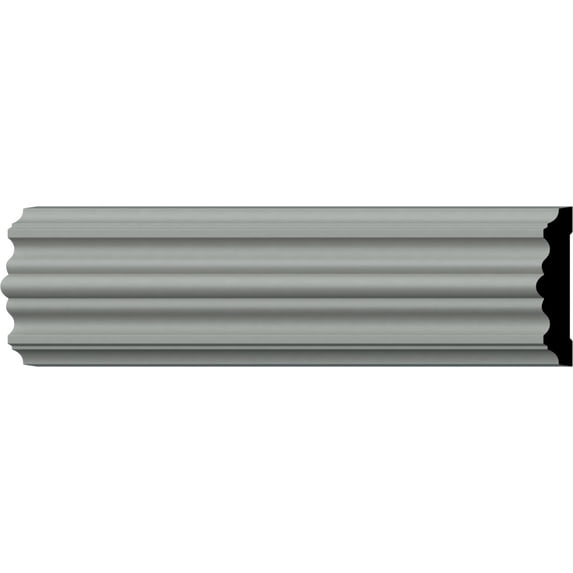 Ekena Millwork 2 3/4"H x 5/8"P x 94 1/2"L Victorian Casing Chair Rail (2-Pack)