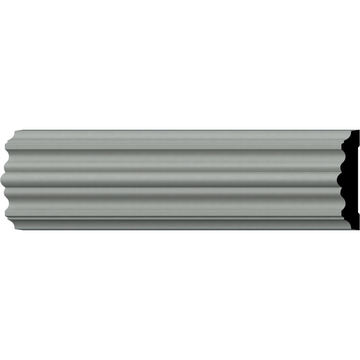 Victorian Gray High Density Urethane Chair Rail Molding