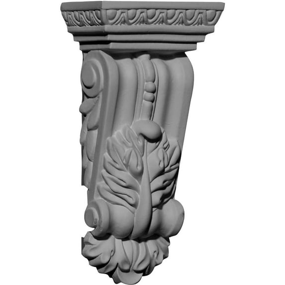 Ekena Millwork 2 3/4"W x 1 5/8"D x 5 1/2"H Granada Corbel (2-Pack)