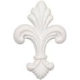 thumbnail image 1 of Ekena Millwork 2 3/4"W x 4"H x 1/2"P Fleur-de-lis Small Onlay, 1 of 6