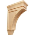 thumbnail image 1 of Ekena Millwork 2 3/4"W x 5 1/2"D x 8"H Mini Lucan Wood Corbel, Red Oak, 1 of 4