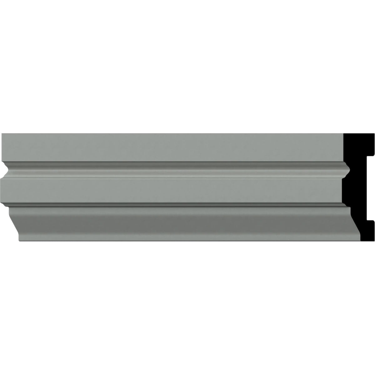 Ekena Millwork 2 5/8"H x 5/8"P x 94 1/2"L Hillsborough Window & Door Casing (12-Pack)