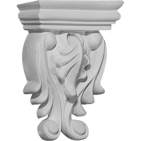 Ekena Millwork 2 5/8"W x 1 3/8"D x 3 5/8"H Odessa Corbel
