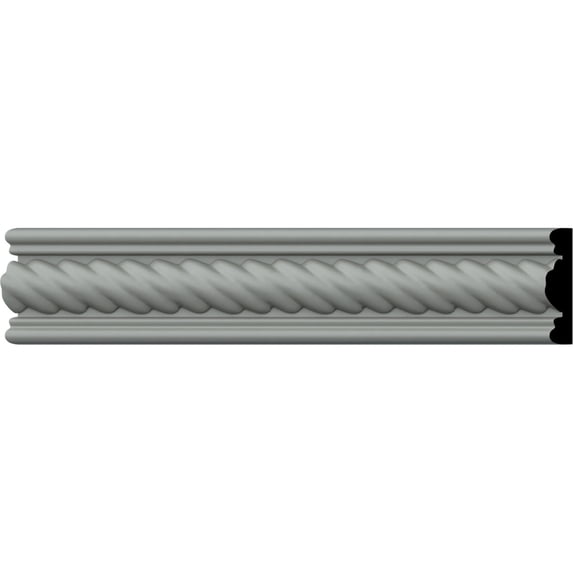 Ekena Millwork 2"H x 1/2"P x 94 1/2"L, (1/2" Repeat), Alexandria Rope Window & Door Casing (8-Pack)