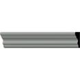 thumbnail image 1 of Ekena Millwork 2"H x 5/8"P x 94 1/2"L Claremont Chair Rail (2-Pack), 1 of 6