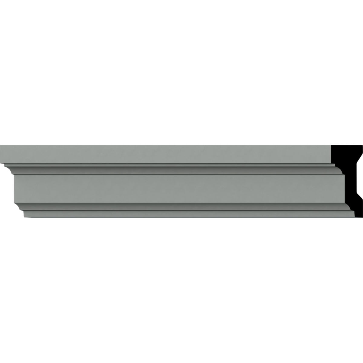 Monique White Polyurethane Crown Chair Rail Moulding Set