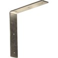 thumbnail image 1 of Ekena Millwork 2"W x 10"D x 10"H Hamilton Bracket, Stainless Steel (2-Pack), 1 of 8