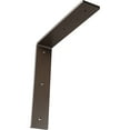 thumbnail image 1 of Ekena Millwork 2"W x 10"D x 10"H Hamilton Steel Bracket, Hammered Brown, 1 of 11