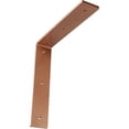 thumbnail image 1 of Ekena Millwork 2"W x 10"D x 10"H Hamilton Steel Bracket, Hammered Copper, 1 of 11