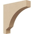 thumbnail image 1 of 2"W x 10"D x 10"H Thin Moab Rough Cedar Woodgrain TimberThane Corbel, Primed Tan, 1 of 6