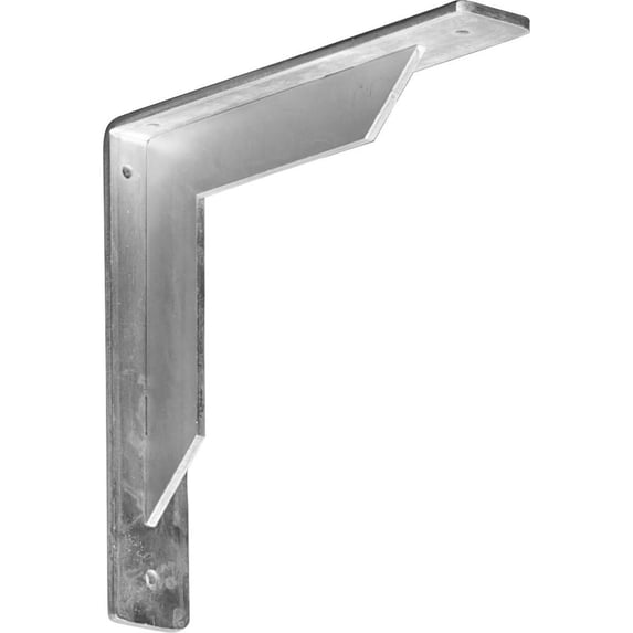 Ekena Millwork 2"W x 10"D x 10"H Stockport Bracket, Steel (2-Pack)
