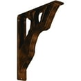 thumbnail image 1 of Ekena Millwork 2"W x 10"D x 12"H Damon Wrought Iron Bracket, (Triple center brace), Antiqued Bronze, 1 of 10