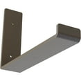 thumbnail image 1 of Ekena Millwork 2"W x 10"D x 6 1/2"H Steel Hanging Shelf Bracket, Hammered Brown, 1 of 10