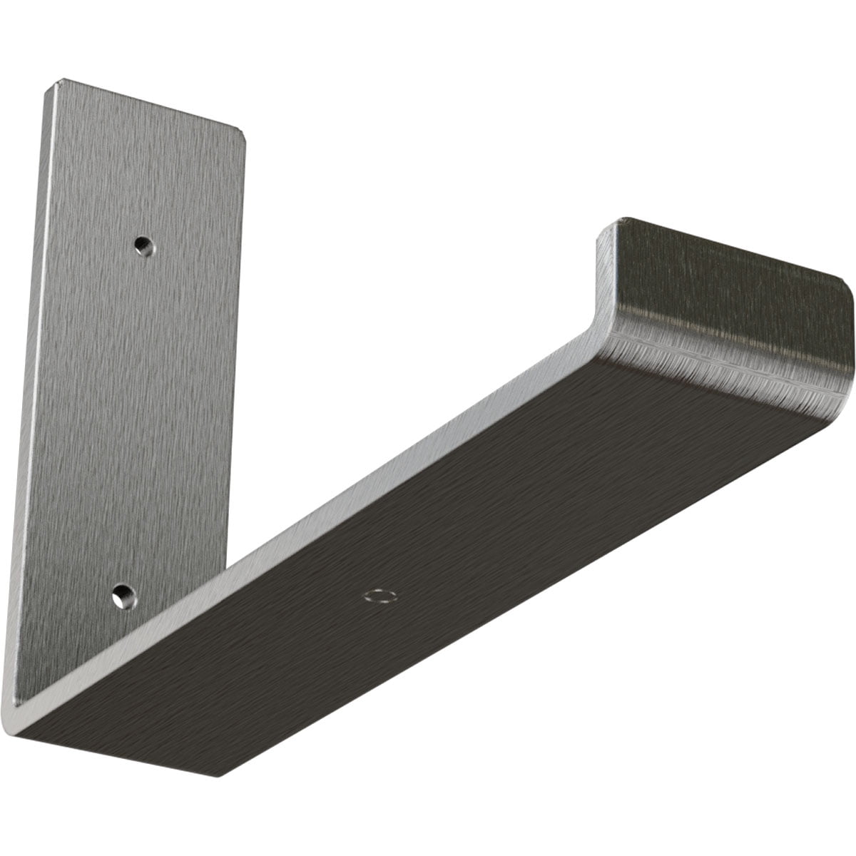 Urban-Refined 10" Stainless Steel Hanging Shelf Bracket