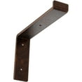 thumbnail image 1 of Ekena Millwork 2"W x 10"D x 7 1/4"H Steel Truss Shelf Bracket, Antiqued Copper, 1 of 11