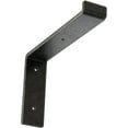 thumbnail image 1 of Ekena Millwork 2"W x 10"D x 7 1/4"H Steel Truss Shelf Bracket, Antiqued Pewter, 1 of 11
