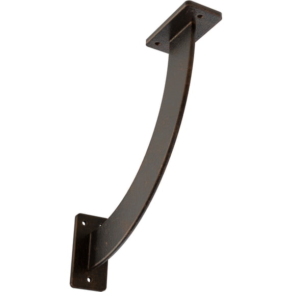 Ekena Millwork 2"W x 11"D x 11"H Bradford Steel Bracket, Antiqued Bronze