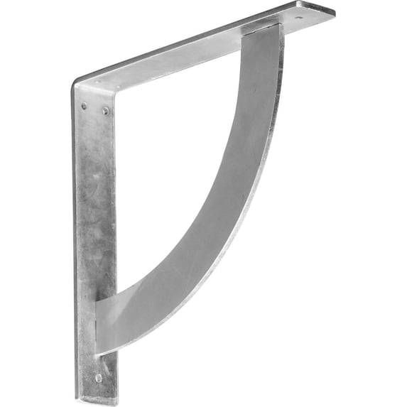 Ekena Millwork 2"W x 12"D x 12"H Bulwark Bracket, Steel (6-Pack)