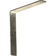 thumbnail image 1 of Ekena Millwork 2"W x 12"D x 12"H Hamilton Bracket, Stainless Steel (4-Pack), 1 of 8