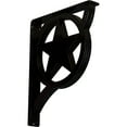 thumbnail image 1 of Ekena Millwork 2"W x 12"D x 15"H Austin Wrought Iron Bracket, (Triple center brace) (6-Pack), 1 of 5