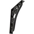 thumbnail image 1 of Ekena Millwork 2"W x 12"D x 15"H Tristan Wrought Iron Bracket, (Triple center brace), Antiqued Pewter, 1 of 8