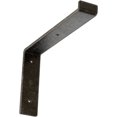thumbnail image 1 of Ekena Millwork 2"W x 12"D x 7 3/4"H Steel Truss Shelf Bracket, Antiqued Warm Silver, 1 of 11