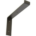 thumbnail image 1 of Ekena Millwork 2"W x 12"D x 7 3/4"H Steel Truss Shelf Bracket, Hammered Dark Bronze, 1 of 11