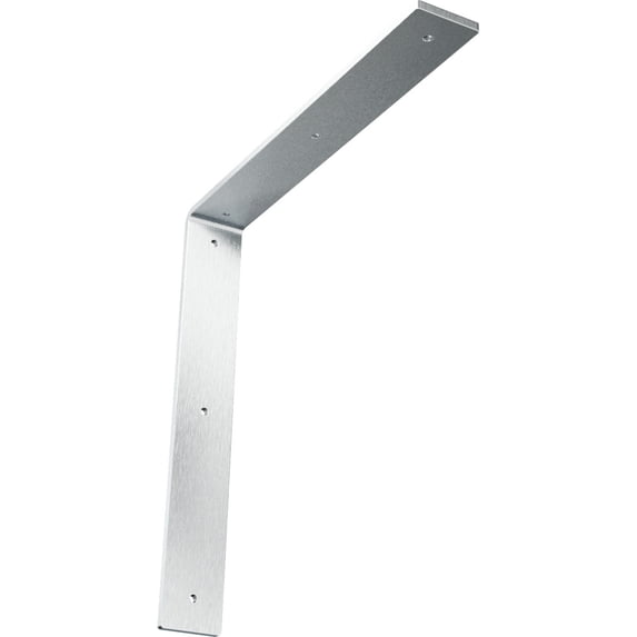 Ekena Millwork 2"W x 14"D x 14"H Hamilton Steel Bracket, Unfinished