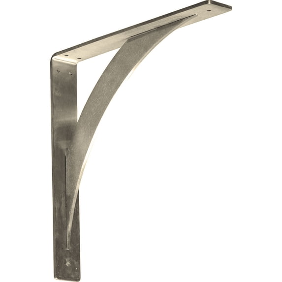 Ekena Millwork 2"W x 14"D x 14"H Legacy Bracket, Stainless Steel (6-Pack)