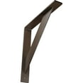 thumbnail image 1 of Ekena Millwork 2"W x 14"D x 14"H Traditional Steel Bracket, Hammered Brown, 1 of 13