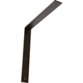 thumbnail image 1 of Ekena Millwork 2"W x 16"D x 16"H Hamilton Steel Bracket, Antiqued Bronze, 1 of 11