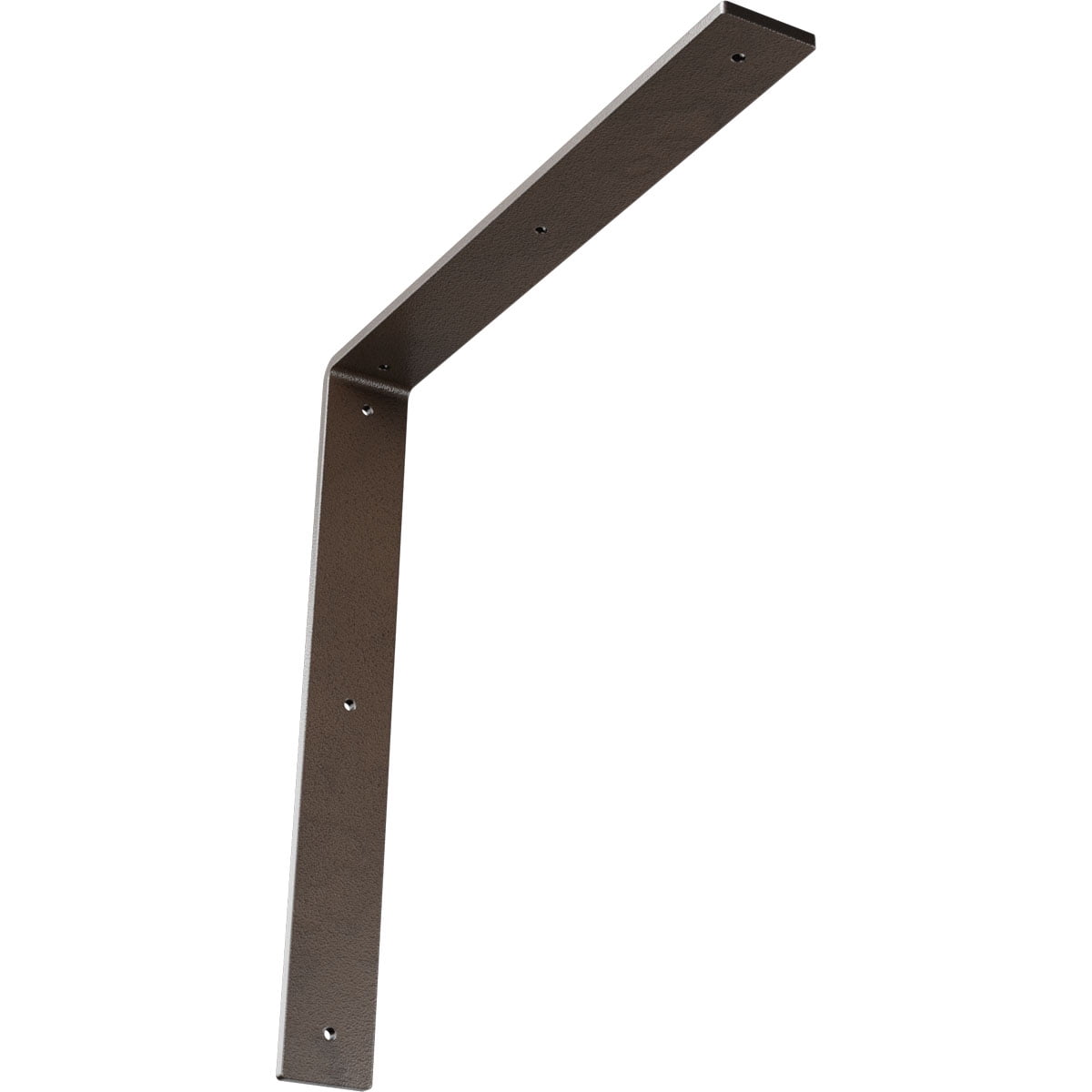 Hamilton 16" Hammered Brown Steel Countertop Bracket