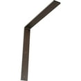 thumbnail image 1 of Ekena Millwork 2"W x 16"D x 16"H Hamilton Steel Bracket, Hammered Brown, 1 of 11